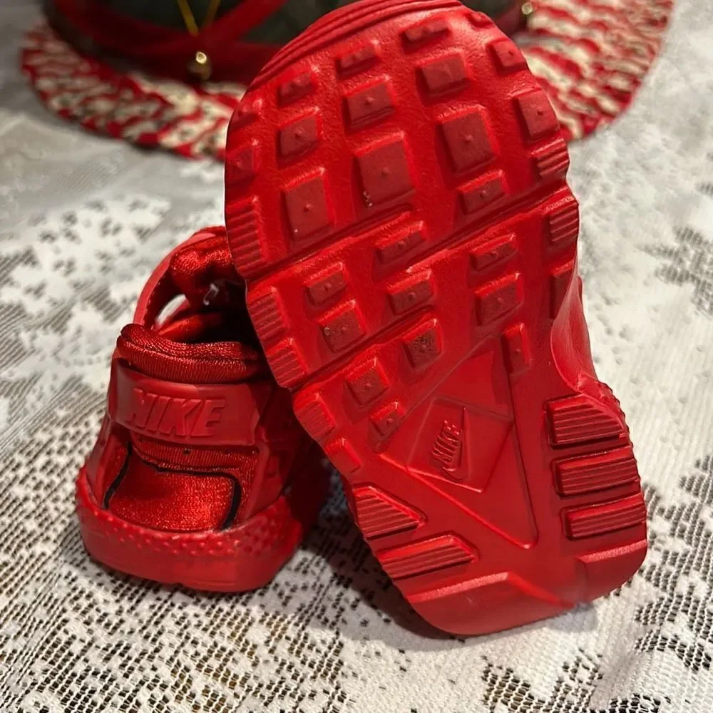 Nike Hyarache Run 4 C Red Nike Sneakers Kids 4